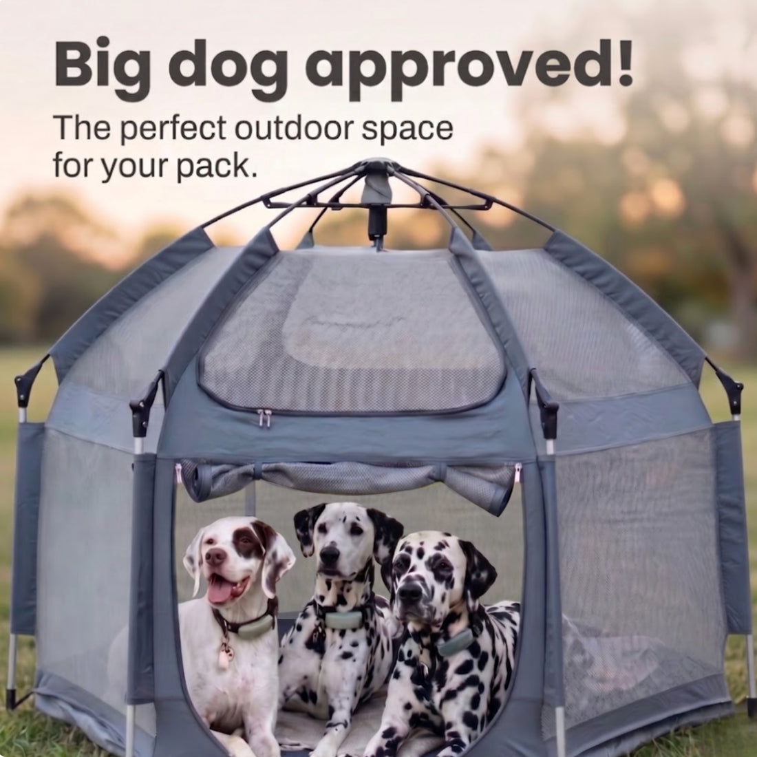Pop-Up Portable Dog Playpen | Soft Indoor Outdoor Folding Pet House for Dogs